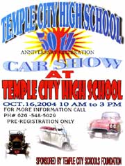 flyer for car show